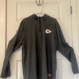 NFL Kansas City Chiefs Gray Long Sleeve shirt size XL